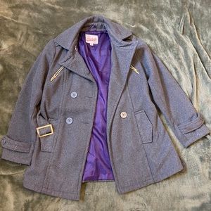 Gray Winter Pea Coat